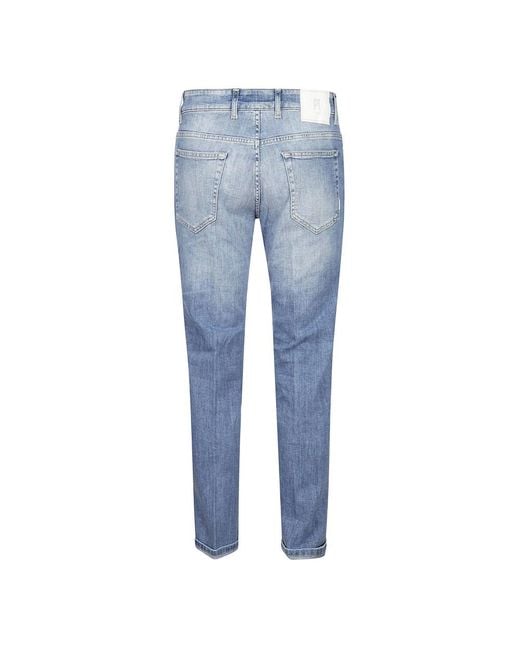 PT Torino Denim jeans mit gürtelschlaufen in Blue für Herren