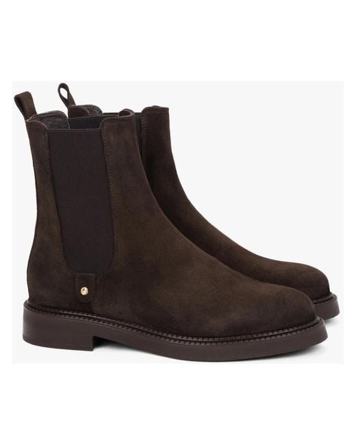 ESTRO Brown Chelsea Boots