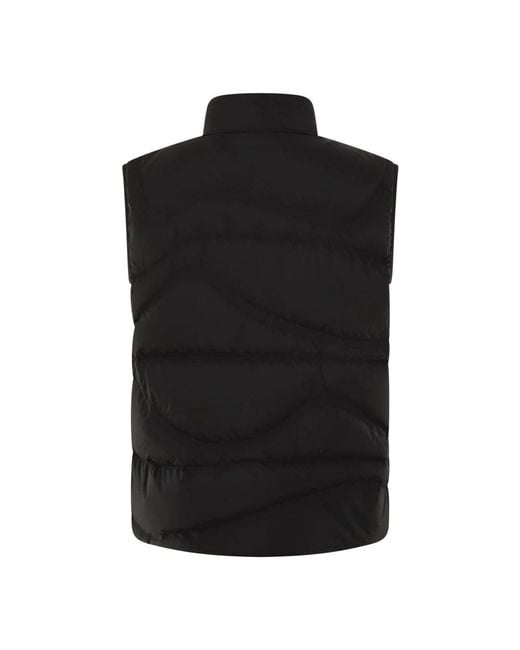 Moncler Black Vests for men