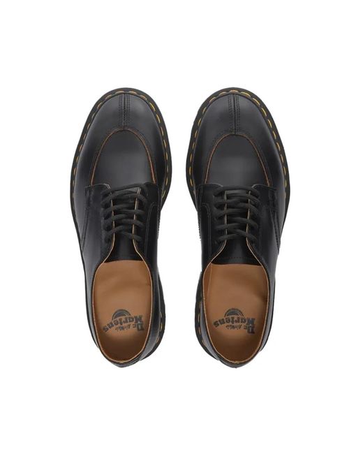 2046 chaussure à 5 yeux noirs vintage lisse Dr. Martens pour homme en coloris Black
