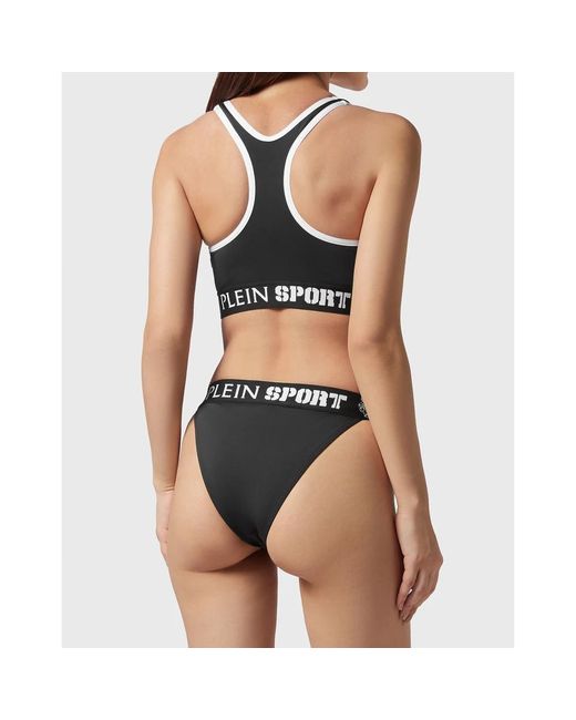 Philipp Plein Bikini Tiger in het Black