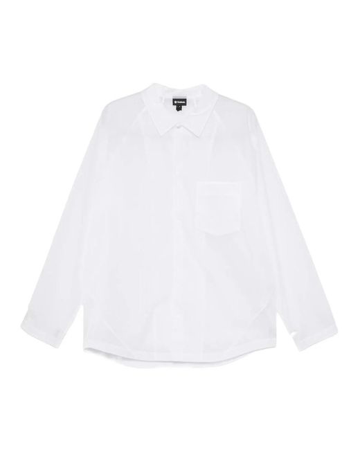 Goldwin Sheer Nylon Wind Shirt in het White voor heren