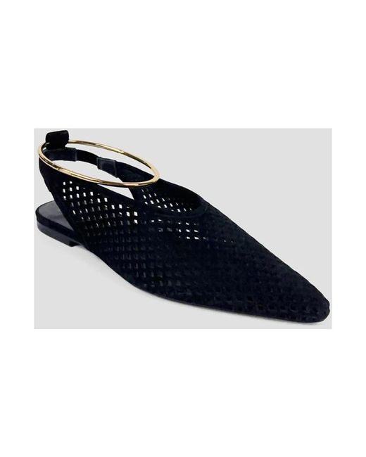 Jil Sander Blue Sling Back