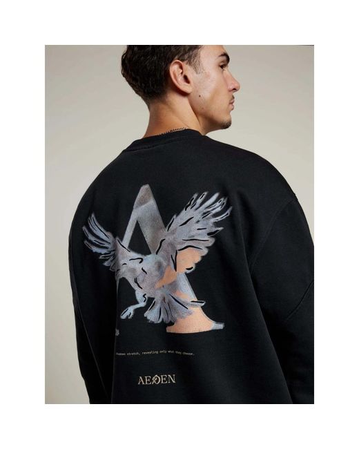Aeden Arnaud Sweater in het Black voor heren