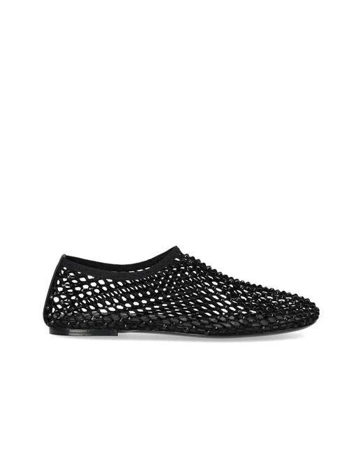 Strategia Black Ballerina Shoes