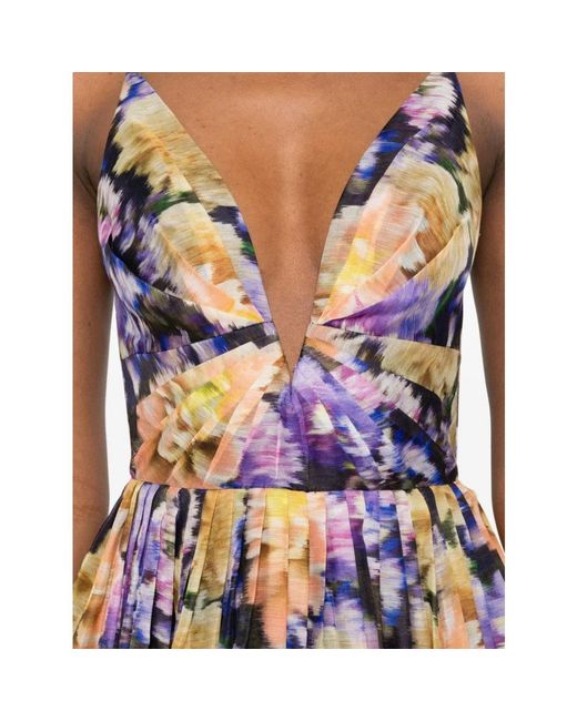 Zimmermann Luna Mini Dress in het Blue