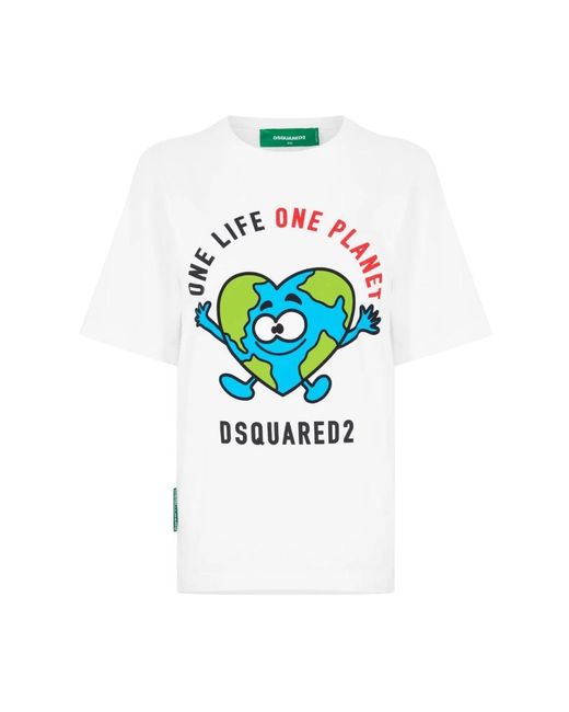 DSquared² White T-Shirts