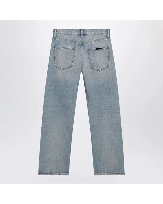 Fear Of God Blue Straight Fit Jeans for men