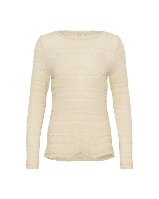 Blouses Cream de color Natural