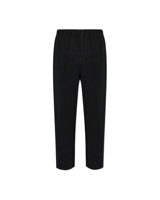 Issey Miyake Black Wide Trousers for men