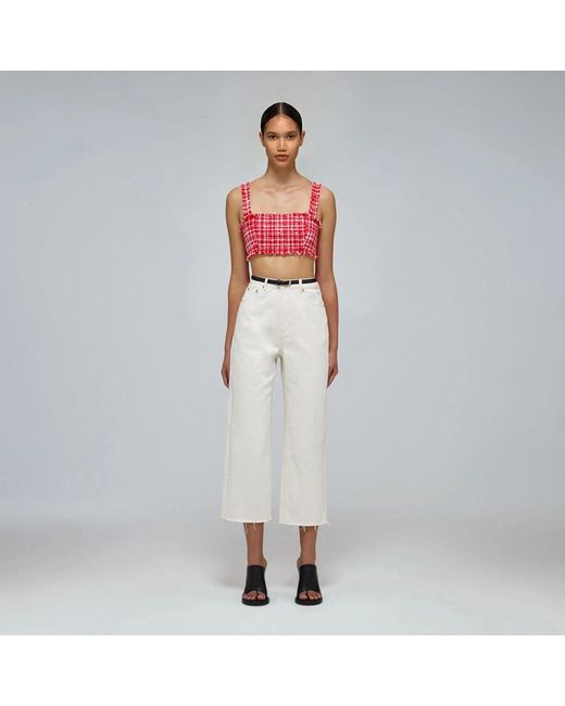 Self-Portrait Red Sleeveless Tops