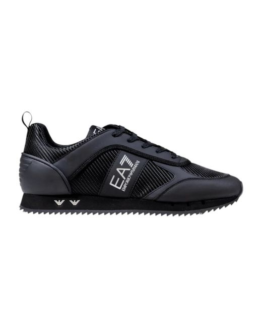 EA7 Schoenen ,Zwart ,Sportieve Sneakers Met Modern Ontwerp in het Black voor heren