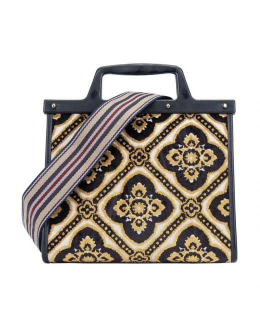 Handbags di Etro in Metallic