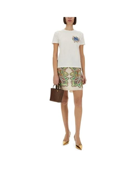 Etro White T-Shirts