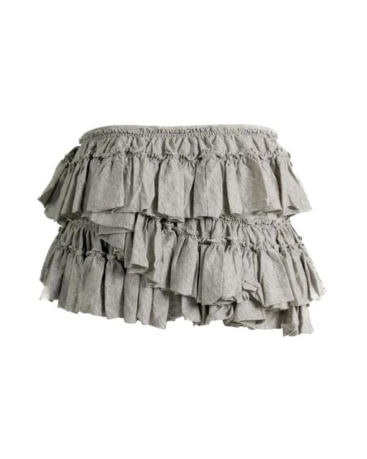 Dries Van Noten Metallic Short Shorts