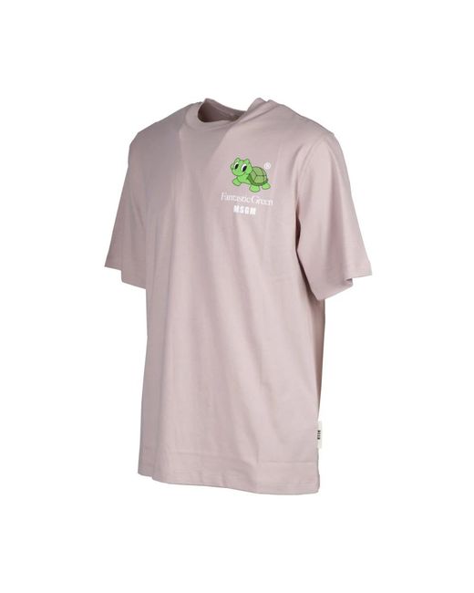 MSGM Tops ,T-Shirts in het Purple voor heren