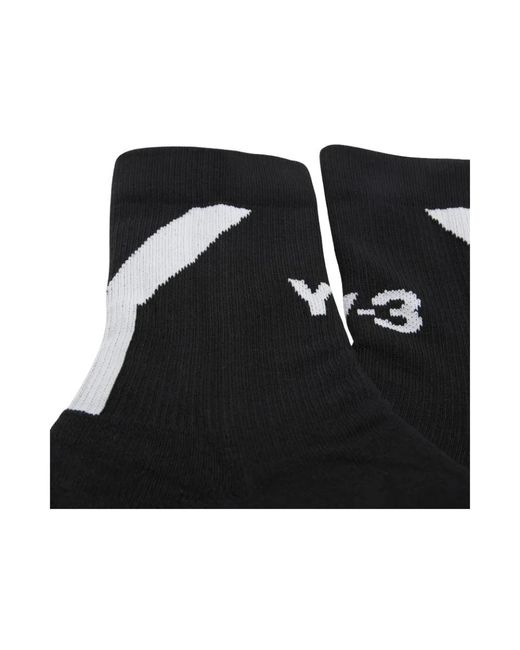 Y-3 Black Socks for men