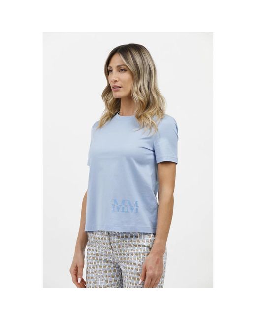 Max Mara Blue T-Shirts