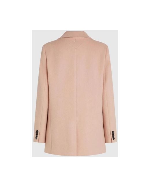 Karl Lagerfeld Natural Single-Breasted Coats