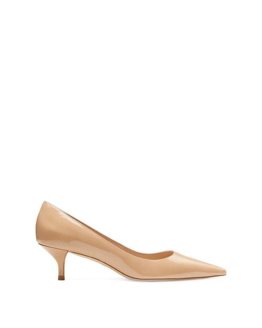 Stuart Weitzman Natural Pumps Mit Kitten Heel