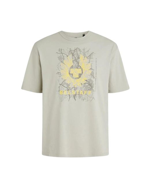 Belstaff Map t-shirt in grau in Gray für Herren
