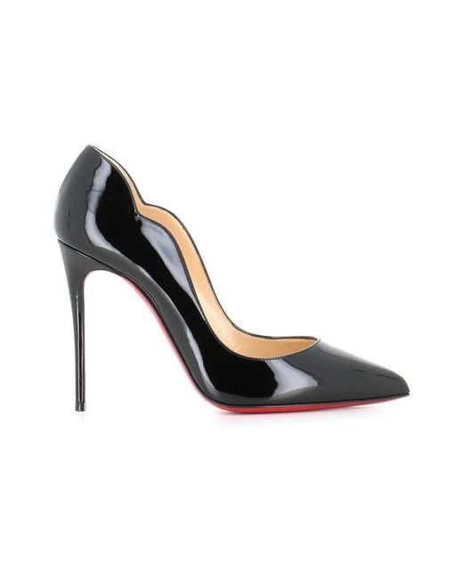 Christian Louboutin Black Schwarze absatzschuhe décolleté aus lackleder