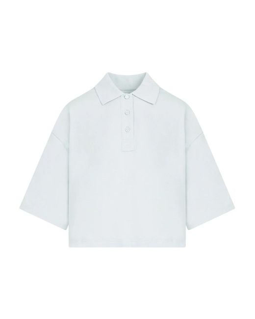 Bottega Veneta White Polo Shirts