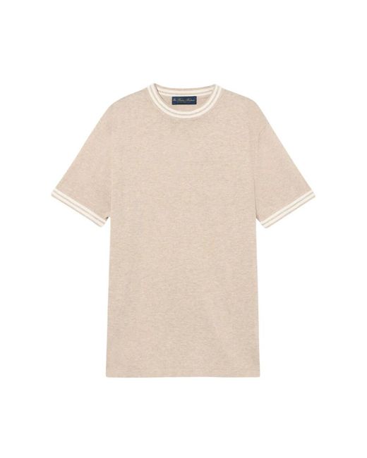 Brooks Brothers Natural Round-Neck Knitwear for men