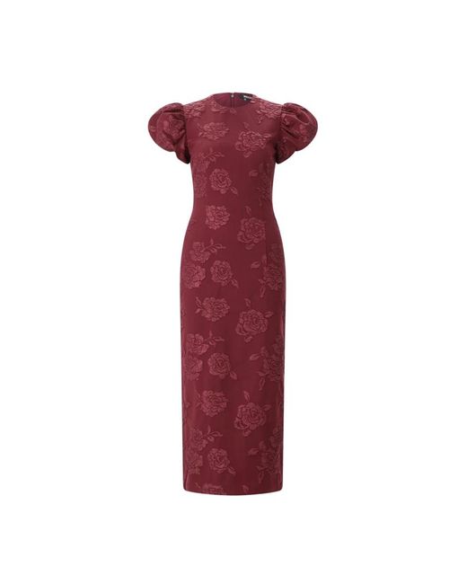 ROTATE BIRGER CHRISTENSEN Red Midi Dresses