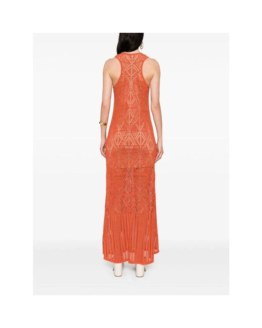 Liu Jo Oranges Kleid Für Frauen