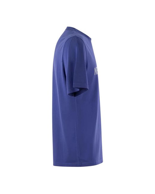 Premiata Heißgefärbtes baumwoll-t-shirt mit siebdruck in Blue für Herren
