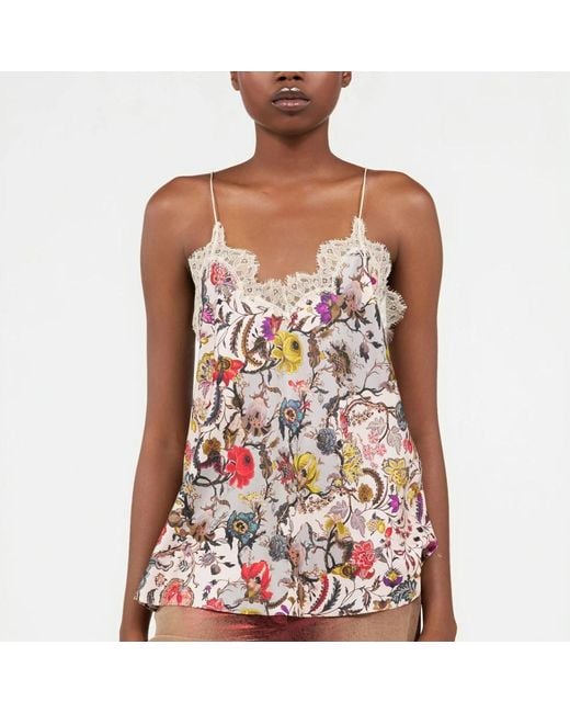 Roberto Cavalli Multicolor Sleeveless Tops