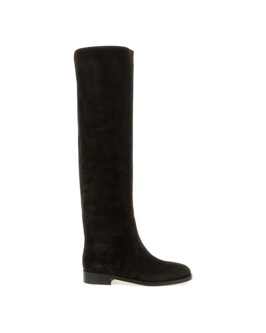 Gianvito Rossi Black Over-The-Knee Boots