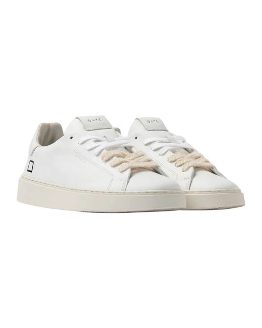 Date White Sneakers for men