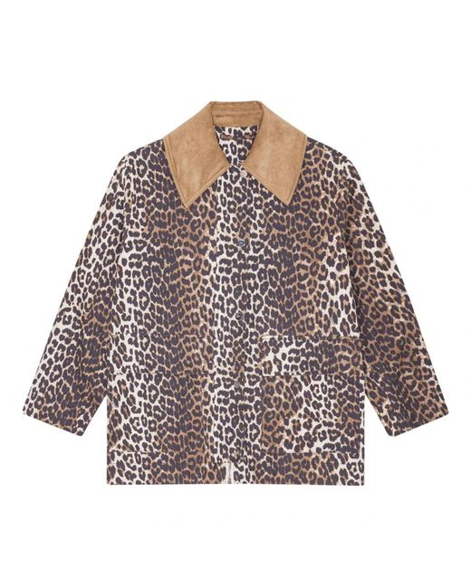 Ganni Brown Light Jackets
