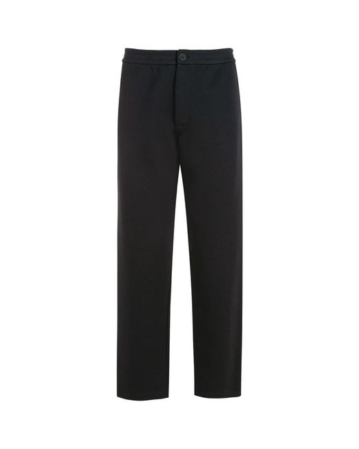 Trousers > straight trousers Giorgio Armani pour homme en coloris Black
