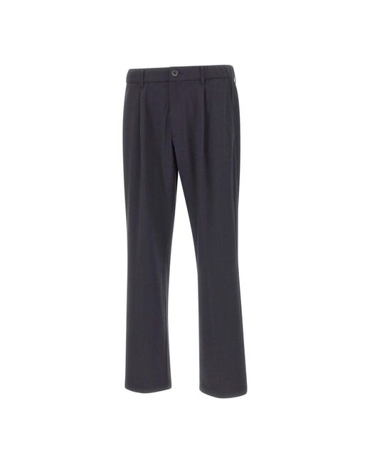 Herno Soft Wool Pants in Blue für Herren