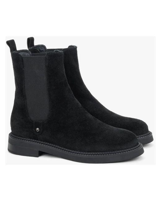 ESTRO Black Chelsea Boots