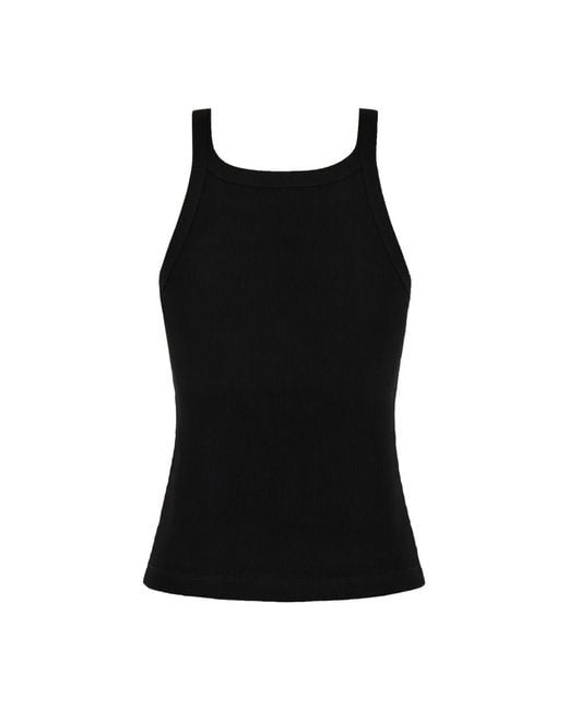 Fendi Black Sleeveless Tops