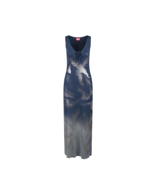 DIESEL Blue Midi Dresses