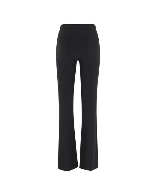 Elisabetta Franchi Black Wide Trousers