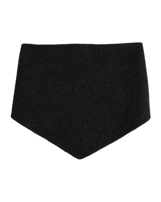 Jil Sander Black Winter Scarves for men