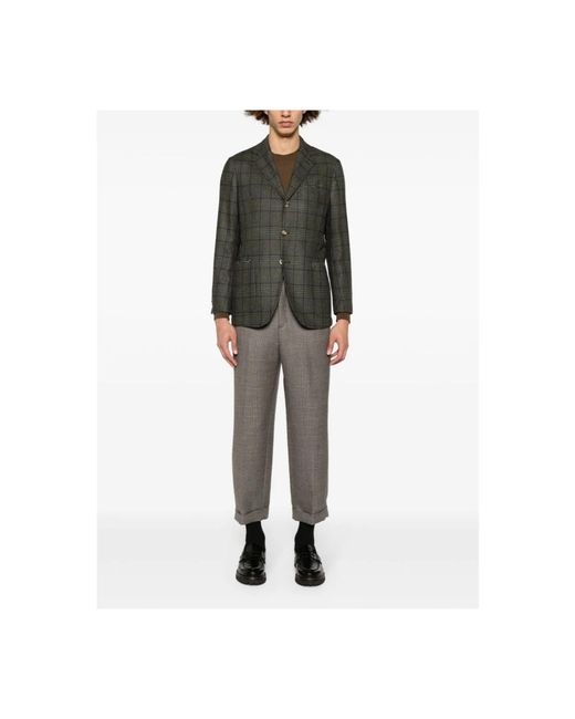 Sartorio Napoli Green Blazers for men