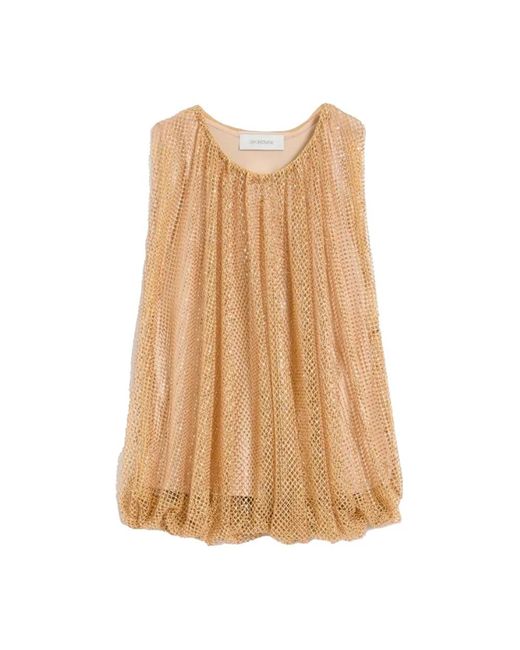 Sleeveless Tops Sportmax de color Natural