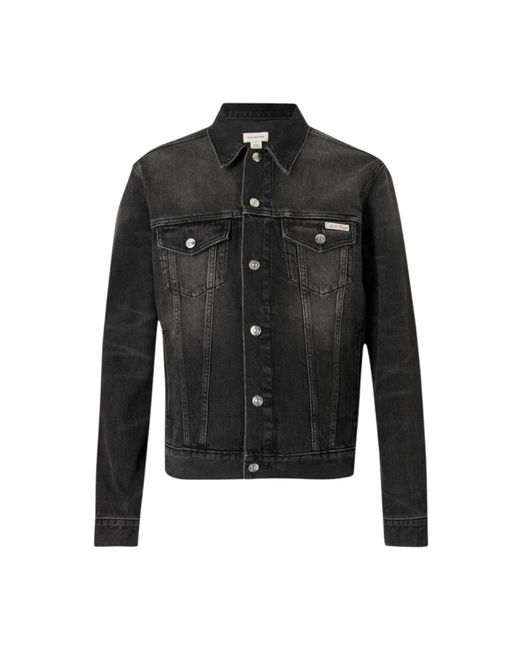Denim Jackets Calvin Klein de hombre de color Black