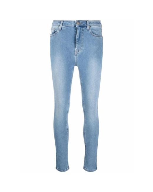 Skinny jeans Twin Set de color Blue