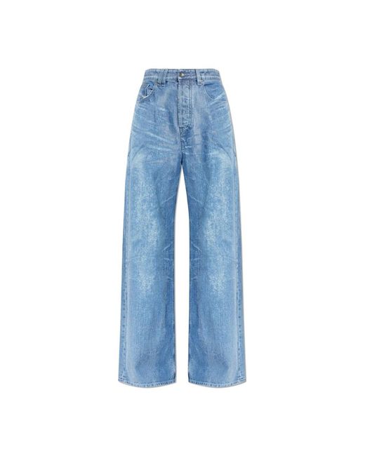DIESEL Blue Wide Jeans