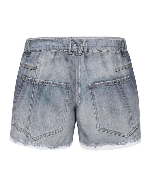 Moschino Blue Denim Shorts for men