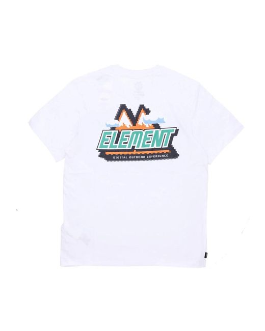 Element Outdoor Tee Optic Kurzarm in White für Herren