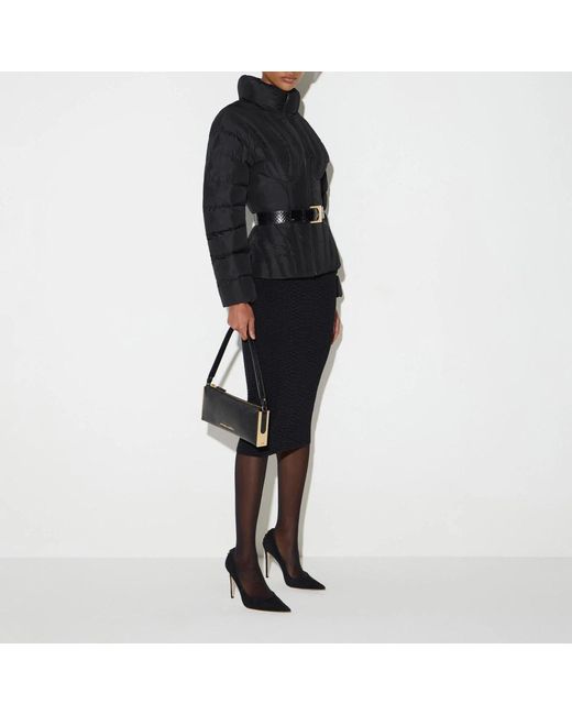Elisabetta Franchi Black Winter Jackets